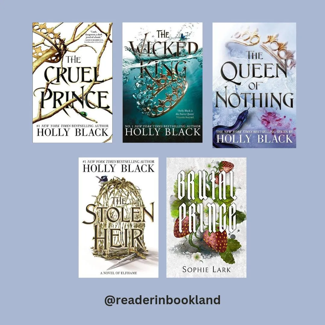 Folk of the Air trilogy + Stolen Heir + Brutal Prince (5 books set) –  Reader In Bookland