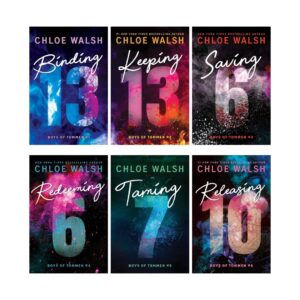 Boys of Tommen Series by Chloe Walsh (Binding 13 + Keeping 13 + Saving 6 + Redeeming 6 + Taming 7 + Releasing 10)